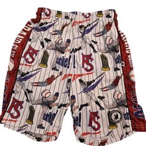 Flow Society Youth Baseball All‎ Over Print Athletic Shorts Size YL